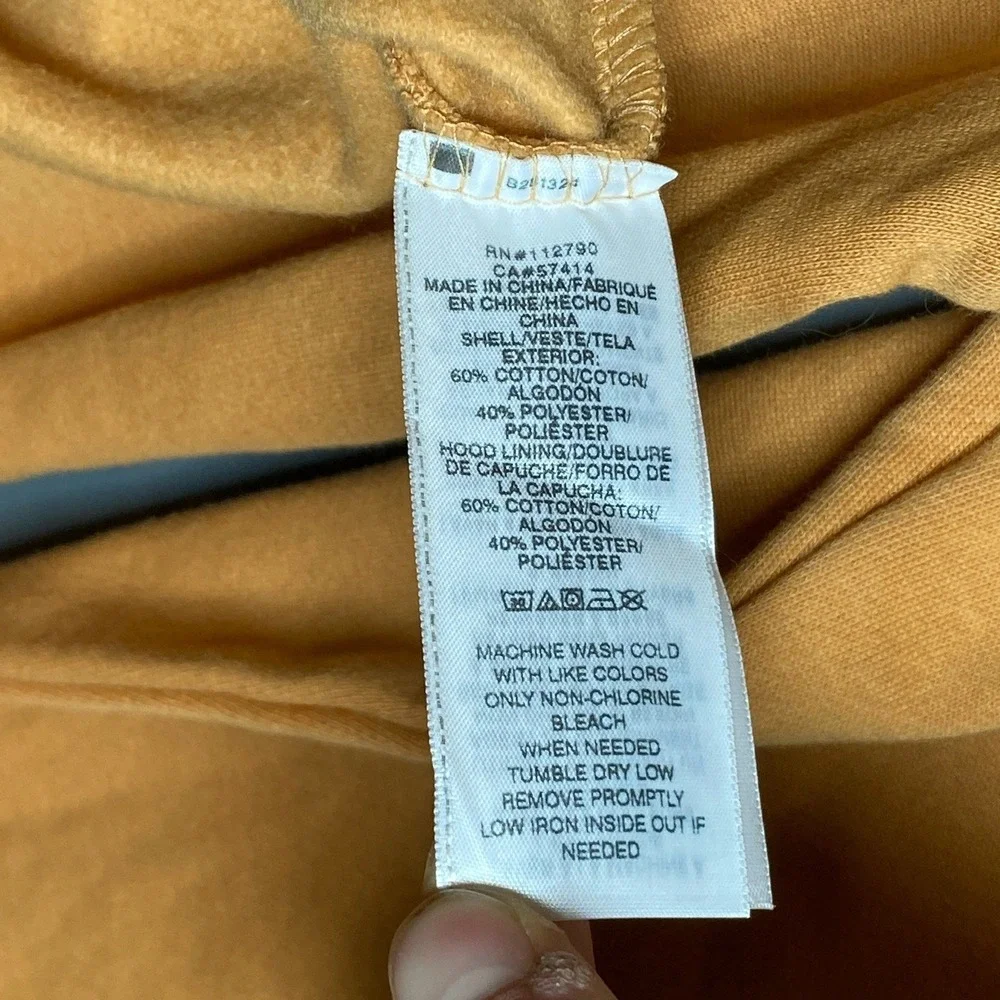 True Religion Core Zip Up Hoodie Mandarin Orange Medium Brand New